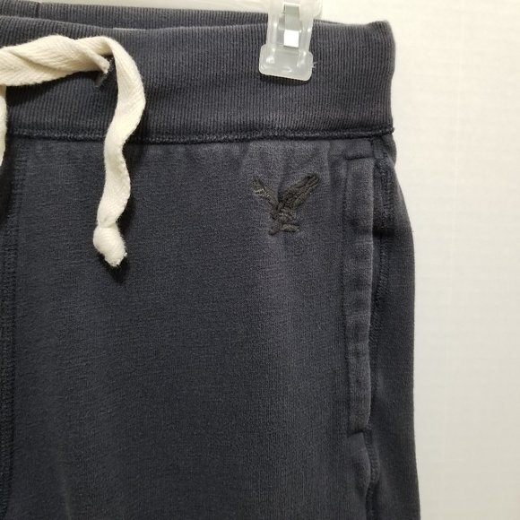 American Eagle sweatpants Small elastic waist drawstring loungewear pockets - Picture 4 of 15